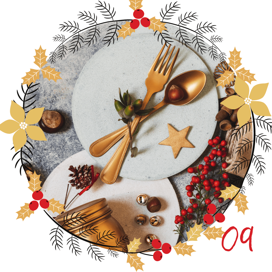 Une table de Noël zéro déchet : naturelle ou récup’